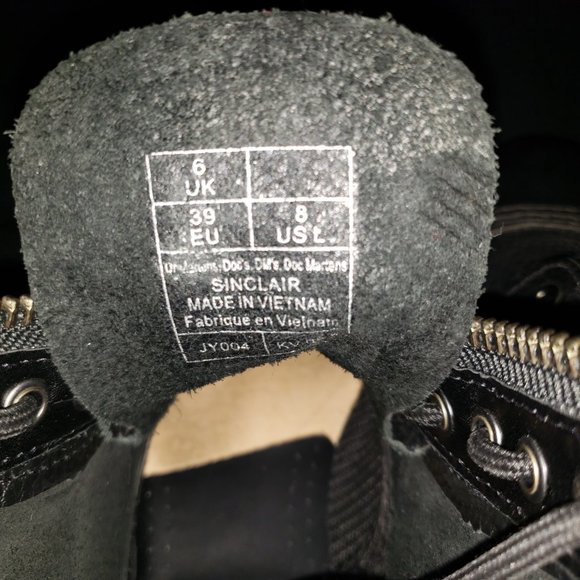 Dr. Martens Sinclair Nappa Leather Platform Boots - Picture 2 of 4